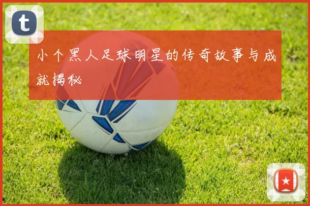 小个黑人足球明星的传奇故事与成就揭秘